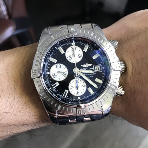 Breitling Chronomat Evolution Luxury Watch, BRT1037 - Image 6
