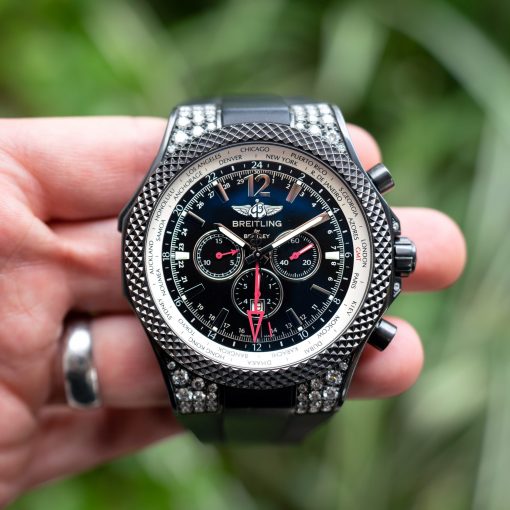 Breitling Bentley GMT Midnight Luxury Watch, BRT1022 - Image 6